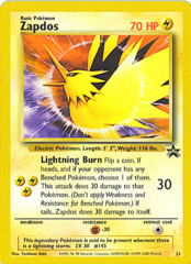 Zapdos 23 Non-Holo Promo - The Power of One Theatrical Release